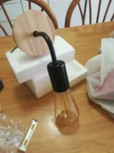 Bedside Lamp Loft Hemp-Rope Industrial-Sconce Wood Corridor Vintage Outdoor 220V 110V