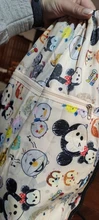 Disney pañal de dibujos animados bolsa impermeable Mickey impresión mochila portátil plegable bolsa de viaje