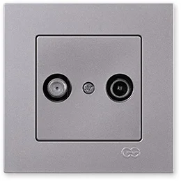 PnpnElectrıc Gns Eqona Metallic Silver Terminated Satellite Socket (TV-Sat) TV-SAT Socket Ending
PnpnElectrıc Gns Eqona Metallic Silver Terminated Satellite Socket (TV-Sat) TV-SAT Socket Ending