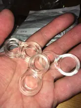 Tope de puerta de Gel de sílice transparente, tope de manija de puerta, perilla de protección de pared, parachoques, paredes, protector de muebles, 4 Uds.