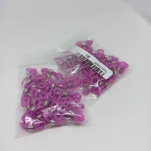 Cadena de cuentas CCB para gafas, 50 Uds., retenedor de gafas, cuerda, soporte de cordón para gafas de sol, conector de Lazo de cinta, anillo para gafas