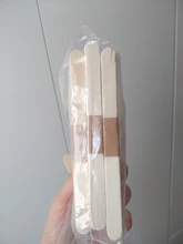 Barras de helado de resina epoxi para hacer joyas, bastón de madera Natural, palo de paleta, manualidades de madera, 50-150 Uds.