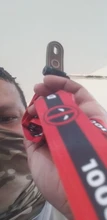 Deadpool-Llavero con correa para el cuello, cordón para tarjeta de identificación de cámara, Z05, 1 Uds.
