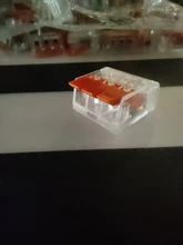 Conector de cable 25/50 / 100 Uds naranja Mini conector rápido Universal compacto enchufe conector de cable-en Terminal de cable casa conector