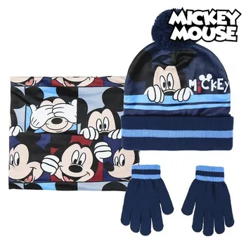 Hat, Gloves and Neck Warmer Mickey Mouse 74325 Navy blue (3 Pcs) 
Hat, Gloves and Neck Warmer Mickey Mouse 74325 Navy blue (3 Pcs)