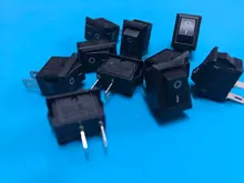 Snap-In Rocker-Switch Dash-Dashboard SPST MINI Kcd11 10pcs 3A Copper 2PIN Car G130 3A/250V