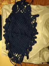 Mascarilla reutilizable de poliéster para adultos, máscara lavable con Apliques de encaje delicado, transpirable, 1 unidad