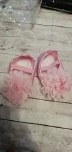 Los nuevos niños niño chico lindo bebé niña Flor de Gasa Zapatos recién nacido zapatos de bebé suave de algodón Anti-Slip primeros zapatos de andar