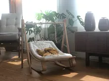 Mukabo-balancín de madera Natural para bebé, estrella, para jugar al gimnasio, para recién nacido