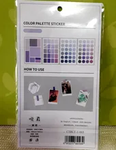 Journamm-pegatinas de índice de color de lunares morandy, Bloc de notas, álbum de recortes, diario, creación de tarjetas felices, decoración, pegatinas de sellado, 76 Uds.