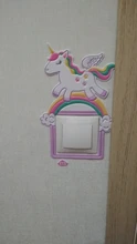 Switch-Cover Wall-Sticker Outlet Unicorn Room-Decor Luminous-Switch Flamingo Silicone