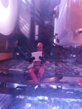 Figura DE ACCIÓN DE Deadpool 2 DE x-men de Marvel de Disney, figura sentada de postura de Anime en miniatura, Mini muñeca de decoración, colección de PVC, modelo de Juguetes