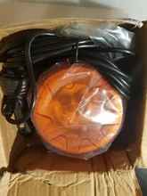 Luz estroboscópica DE EMERGENCIA giratoria, luz roja intermitente de 9-28V para camión de bomberos, luz de advertencia magnética, indicador de señal ámbar