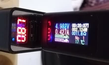 Voltímetro Digital de CC, amperímetro, medidor de corriente de voltaje, amperímetro, Detector, cargador tipo batería externa, probador USB 13 en 1