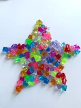 DOLDOLY-gemas acrílicas de cristal para decoración de fiestas, accesorios de decoración de Navidad y boda