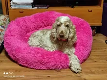 Sofa Cushion Nest Donut Cat-Beds Sleeping-Bag Dogs Plush Soft Large Pet-Basket Small