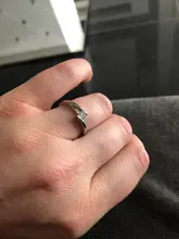 Anillo de circonio de cristal blanco para mujer, sortija de boda minimalista de Color plateado, sortija de compromiso redonda fina para novia