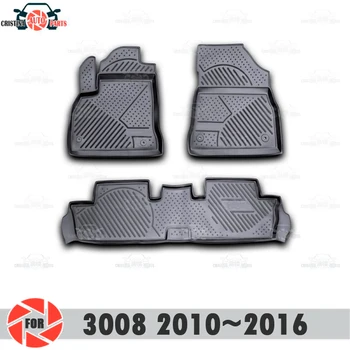 Floor mats for Peugeot 3008 2010~2016 rugs non slip polyurethane dirt protection interior car styling accessories
Floor mats for Peugeot 3008 2010~2016 rugs non slip polyurethane dirt protection interior car styling accessories