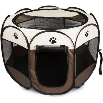 Tent playpen dog fence pet bed for small animal Pop-Up Beige 76x58 cm
Tent playpen dog fence pet bed for small animal Pop-Up Beige 76x58 cm