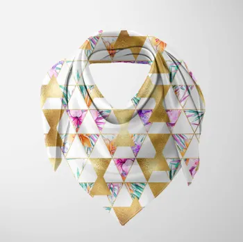 Else Golden Yellow Triangels Geometric Floral 3d Printed Square Rayon Fabric Neck Head Floral Pattern Scarf Scarves Women Hijab
Else Golden Yellow Triangels Geometric Floral 3d Printed Square Rayon Fabric Neck Head Floral Pattern Scarf Scarves Women Hijab