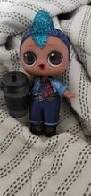 L O L ¡Sorpresa! Juego de muñeca brillante con ropa y zapatos para niño, juguete Punk, edición limitada