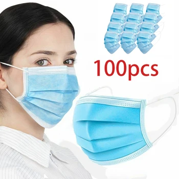 Hot Sale 100pcs/Lot Non Woven Face Masks 3-Laye Anti-Pollution Anti Fog Anti-dust Mask Disposable Earloops Drop shipping
Hot Sale 100pcs/Lot Non Woven Face Masks 3-Laye Anti-Pollution Anti Fog Anti-dust Mask Disposable Earloops Drop shipping