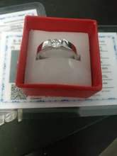 YANHUI-Anillos de diamantes de laboratorio de 0,75 quilates para mujer, joyería nupcial para fiesta con certificado, sortijas de compromiso de plata 925