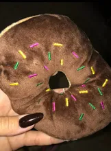 Pet-Toy Donut Puppy Chew Play Dogs Training Plush Squeaker Cute Funny Bite Cartoon Cats