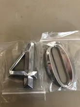 1pc 5cm de altura de oro casa etiqueta de dirección de puerta etiqueta moderna bronce casa número Digital #0-9 Hotel apartamento Placa de puerta