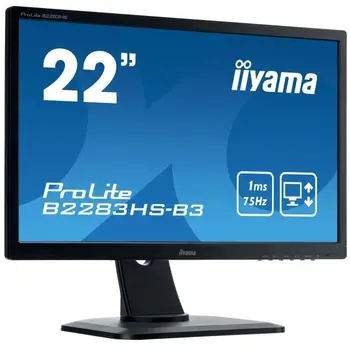 Screen PC - IIYAMA ProLite B2283HS-B3 - 21.5 FHD - Panel TN - 1 ms - VGA / HDMI / DisplayPort
Screen PC - IIYAMA ProLite B2283HS-B3 - 21.5 FHD - Panel TN - 1 ms - VGA / HDMI / DisplayPort
