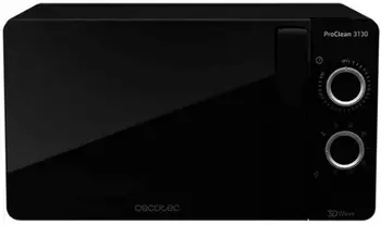 CECOTEC microwave 3130 PROCLEAN 20LTS GRILL Black
CECOTEC microwave 3130 PROCLEAN 20LTS GRILL Black