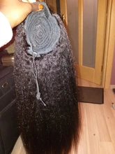 Blice-extensiones de cabello sintético para mujer, coletas de 18-24 pulgadas, resistentes al calor, con dos peines de plástico, todos los colores disponibles