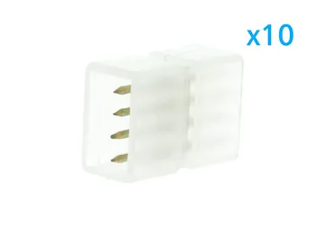LEDLUX CL2206009 10 PCs 4 Pin RGB connector pitch 9mm to join and stretch coil Led RGB 220V
LEDLUX CL2206009 10 PCs 4 Pin RGB connector pitch 9mm to join and stretch coil Led RGB 220V