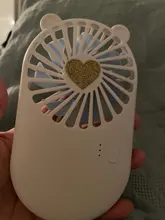 Mini ventilador portátil de mano para viaje y oficina, ventiladores de sobremesa recargables con USB, 3 modos ajustables, para verano, 1 unidad