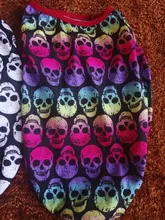 Chaleco para perros, ropa de dibujos animados, chaleco con Calavera, camiseta para perros y gatos, cachorro suave, ropa para perros, camiseta chaleco 2XS-5XL 25Q