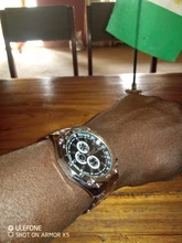 Reloj deportivo de acero inoxidable para hombre, cronógrafo de pulsera informal, de lujo, plateado, a la moda, 2021