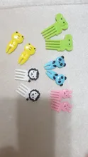 1 paquete Mini Animal granja Tenedor de caricaturas fruta Pick Sign Bento Lunches fiesta Decoración