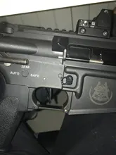 Palanca selectora CNC azul mecanizada, gatillo de liberación de revista, traje de captura para la serie AEG M4/M16, accesorios de caza de Paintball Airsoft