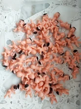 Mini juguetes de plástico de alta calidad para bebés, 10/20/60 Uds., 1 pulgada