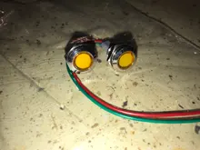 Luz indicadora de advertencia LED de Metal, resistente al agua IP67, lámpara de señal, cable piloto de 3V, 5V, 12V, 24V, 110V, 220V, 6/8/10/12/16/19/22mm, 1 Uds.