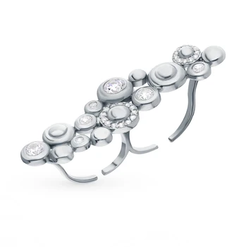 Silver ring with cubic zirconia sunlight sample 925
Silver ring with cubic zirconia sunlight sample 925