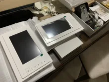 Sistema de videoportero con cable para el hogar, sistema de intercomunicador con vídeo, kit de cámara y monitor para timbre, seguridad del hogar
