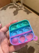 Mini llavero sensorial de juguete para adultos y niños, juguete antiestrés blando para aliviar el estrés y el autismo