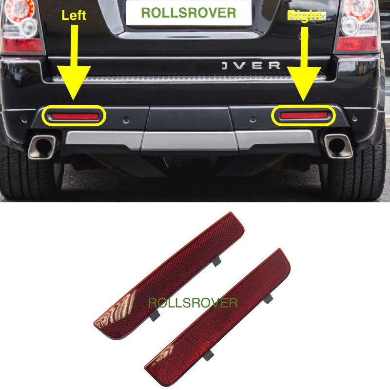 Пара отражателей заднего бампера ROLLSROVER для Range Rover L322 2010 2011 2012 LR006348 LR006349
Пара отражателей заднего бампера ROLLSROVER для Range Rover L322 2010 2011 2012 LR006348 LR006349