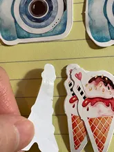46 unidades por paquete, pegatinas de etiqueta de paisaje de viaje, etiquetas de papelería decorativas, pegatinas de Scrapbooking, álbum diario Diy, etiqueta adhesiva