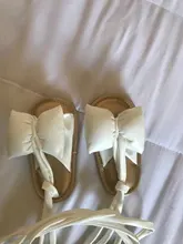 ¡Superventas de 2019! Sandalias de suela blanda para bebé niña, zapatos de verano para niños pequeños, sandalias con cordones y lazo, moda bonita