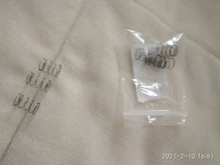 Resorte de compresión pequeño de acero, resorte de presión de retorno mecánico OD de 3mm y 4mm, 0,4x3, 4, 5, 6, 7, 8, 9, 10mm x 5-50mm, 10 Uds.