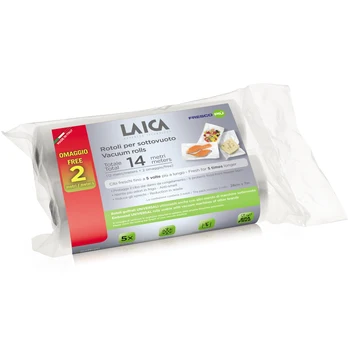 2 rolls of vacuum packing and preservation and cooked sous vide of 28 cms x 700 cms. Of the lay brand
2 rolls of vacuum packing and preservation and cooked sous vide of 28 cms x 700 cms. Of the lay brand