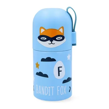 Travel thermos flask Quid Little Fox Go Hero Stainless steel 0,35 L 
Travel thermos flask Quid Little Fox Go Hero Stainless steel 0,35 L