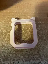 Funda protectora para Apple Watch 4, 5, 6 se, 40mm, 44mm, silicona suave con un dibujo animado, orejas de gato, iWatch Series 3, 2, 42mm y 38mm